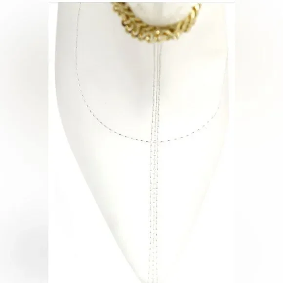 Chain Pointed Toe Bootie - Picture 8 of 16